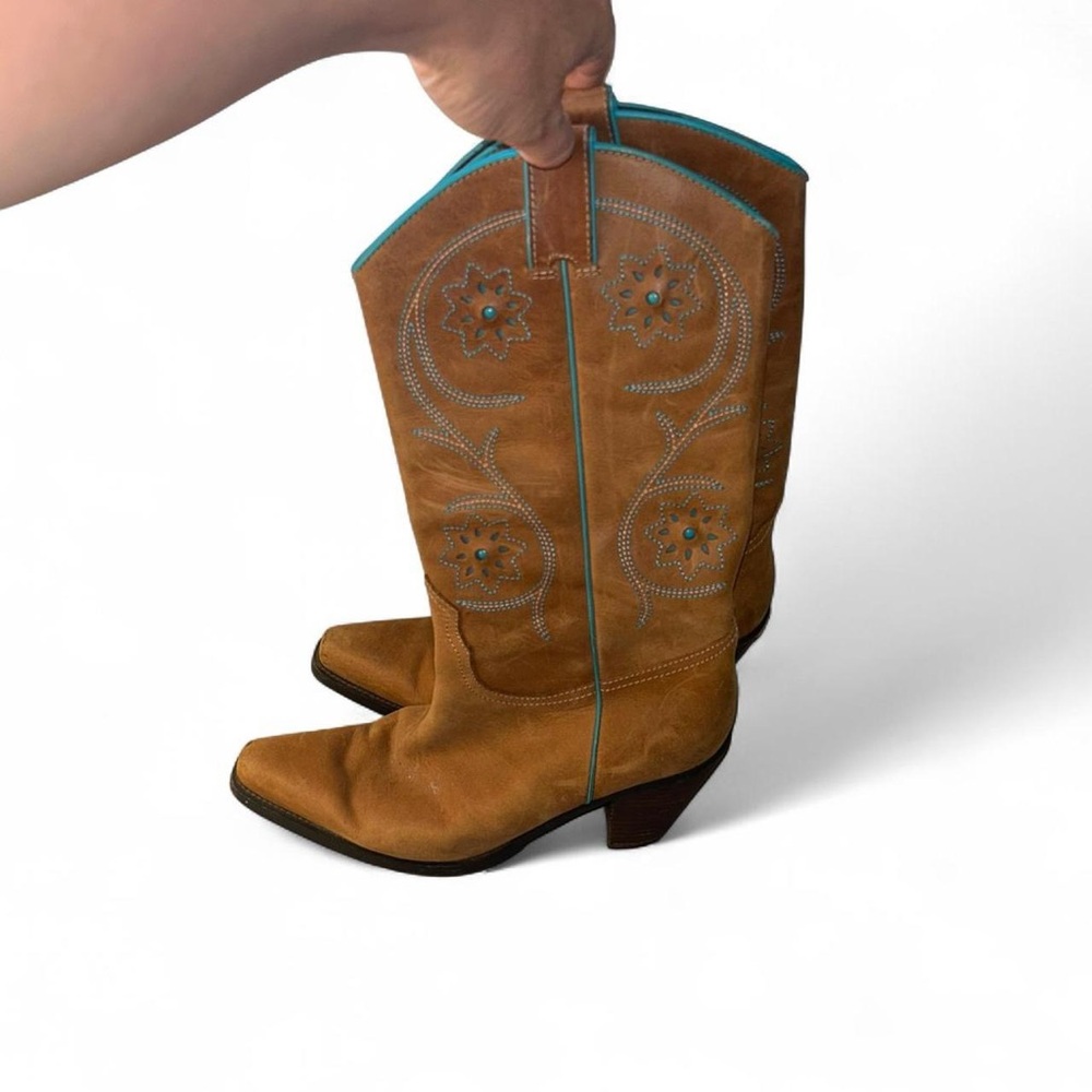 Franco Sarto L tulsa women cowgirl boot size 7 1/2